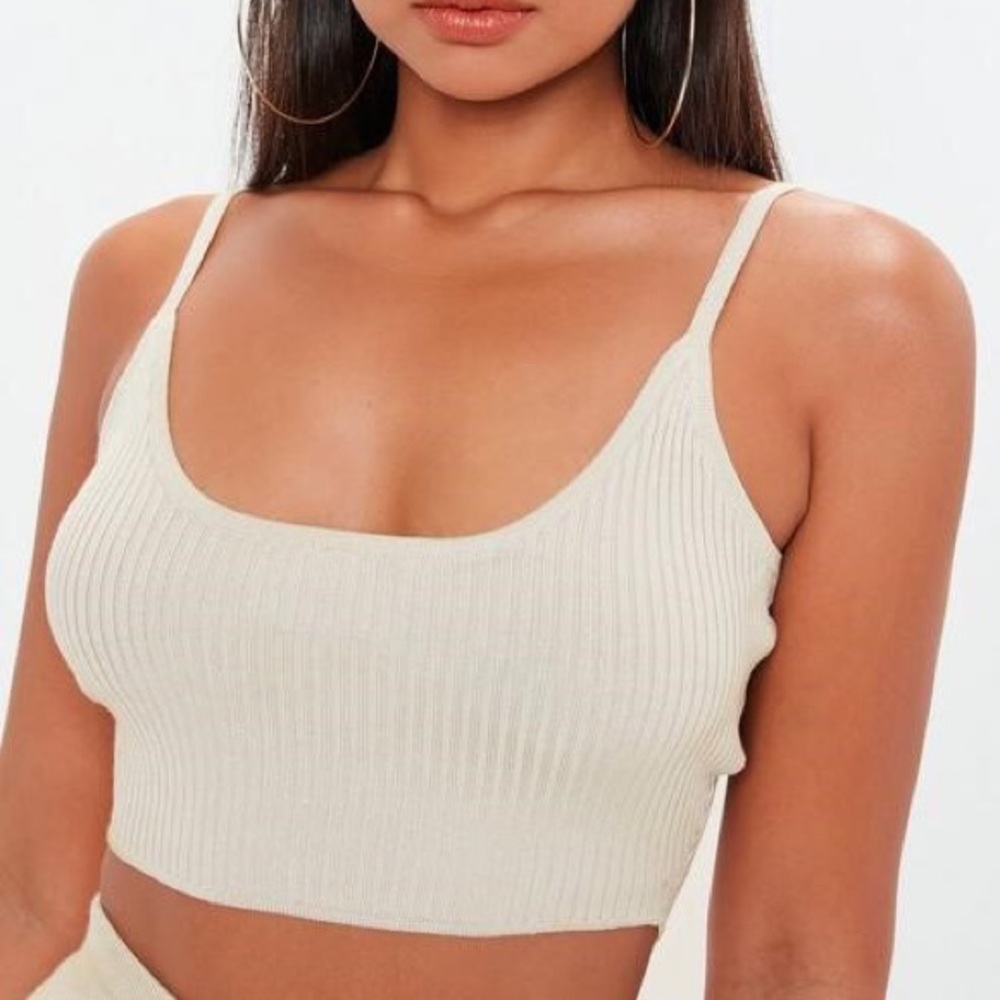 Stone stealth robbed crop top
